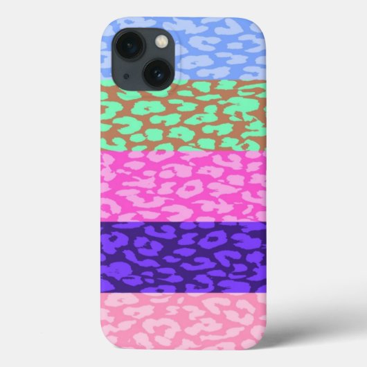 Leopard Print Skin Stripe Muster 9 Case-Mate iPhone Hülle (Rückseite)