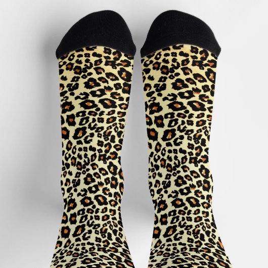 Leopard Print Socks Cosy Crazy Socks Socken (Oben)