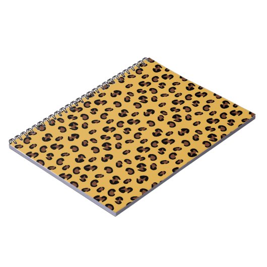 Leopard Print Spiral Notebook Notizblock (Linke Seite)