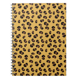 Leopard Print Spiral Notebook Notizblock