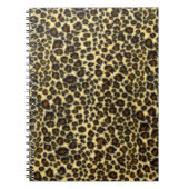 Leopard Print Spiral Notebook Notizblock (Vorderseite)