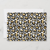Leopard Print Stationery Mitteilungskarten (Rückseite)