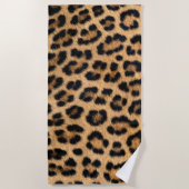 Leopard Print Strandtuch (Vorderseite)