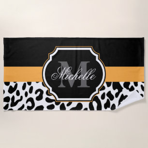 Leopard Print Strandtuch