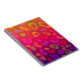 Leopard Print Summer Ombre Notizblock (Rechte Seite)