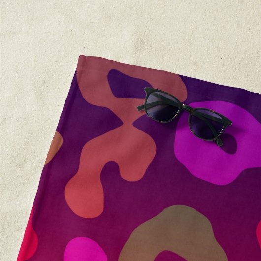 Leopard Print Summer Ombre Strandtuch (Beispiel)