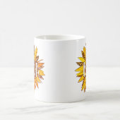 Leopard Print Sunflower NANA Kaffeetasse (Mittel)