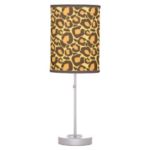 Leopard Print Table Lamp
