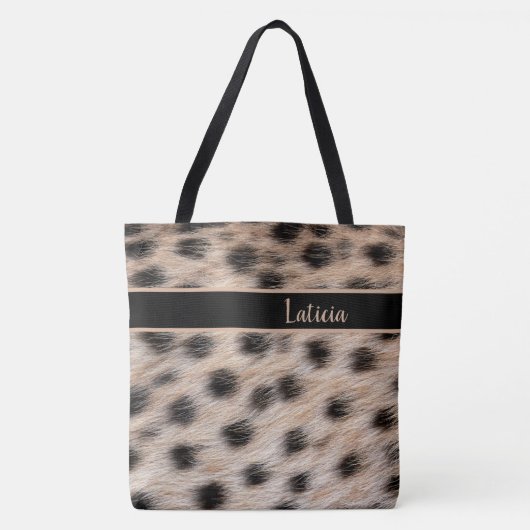 Leopard Print Tasche (Vorderseite)