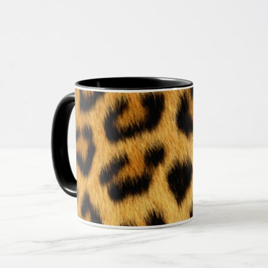Leopard Print Tasse (Vorderseite Links)