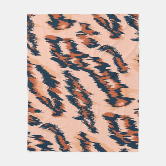 Leopard Print: Textil Nahtlos Design. Fleecedecke (Vorderseite)