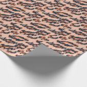 Leopard Print: Textil Nahtlos Design. Geschenkpapier (Ecke)
