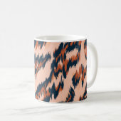 Leopard Print: Textil Nahtlos Design. Kaffeetasse (VorderseiteRechts)