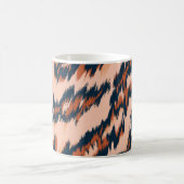 Leopard Print: Textil Nahtlos Design. Kaffeetasse (Mittel)