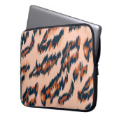 Leopard Print: Textil Nahtlos Design. Laptopschutzhülle (Vorderseite Links)