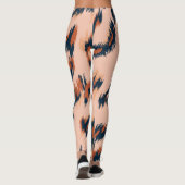 Leopard Print: Textil Nahtlos Design. Leggings (Rückseite)