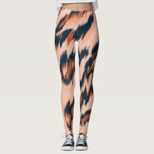 Leopard Print: Textil Nahtlos Design. Leggings