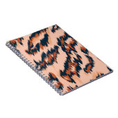 Leopard Print: Textil Nahtlos Design. Notizblock (Rechte Seite)