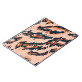 Leopard Print: Textil Nahtlos Design. Notizblock (Linke Seite)