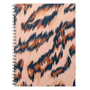 Leopard Print: Textil Nahtlos Design. Notizblock