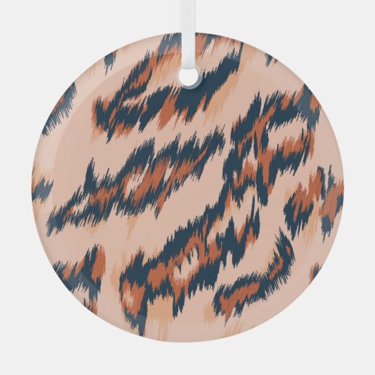 Leopard Print: Textil Nahtlos Design. Ornament Aus Glas (Vorderseite)