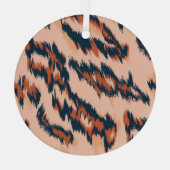 Leopard Print: Textil Nahtlos Design. Ornament Aus Glas (Rückseite)
