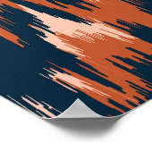 Leopard Print: Textil Nahtlos Design. Poster (Ecke)