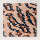 Leopard Print: Textil Nahtlos Design. Puzzle (Horizontal)