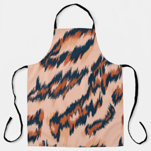 Leopard Print: Textil Nahtlos Design. Schürze