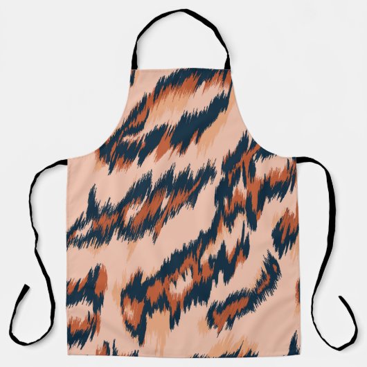 Leopard Print: Textil Nahtlos Design. Schürze (Vorderseite)