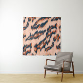 Leopard Print: Textil Nahtlos Design. Wandteppich (Beispiel)