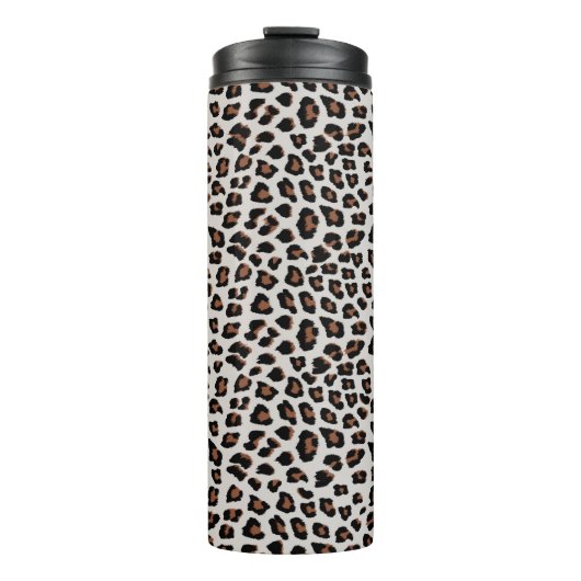 Leopard Print Thermosbecher (Vorderseite)