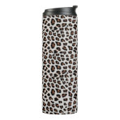 Leopard Print Thermosbecher (Nach links gedreht)
