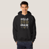 Leopard Print Third Grade Teacher Hoodie (Vorne ganz)