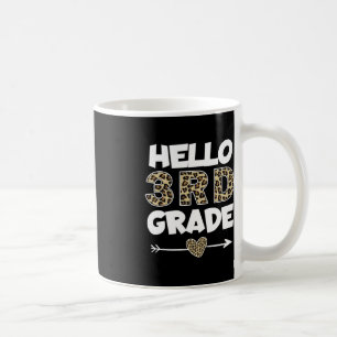 Leopard Print Third Grade Teacher Kaffeetasse