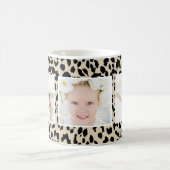 Leopard Print Three Foto Collage Kaffeetasse (Mittel)
