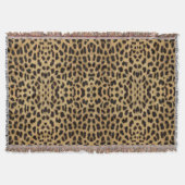Leopard Print Throw Blanket Decke (Vorderseite)