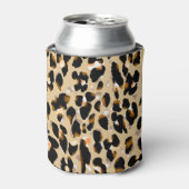 Leopard Print: Tiermustergülle Dosenkühler (Kanne Vorderseite)
