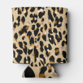 Leopard Print: Tiermustergülle Dosenkühler (Rückseite)