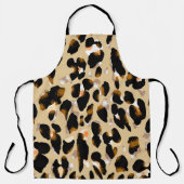 Leopard Print: Tiermustergülle Schürze (Vorderseite)