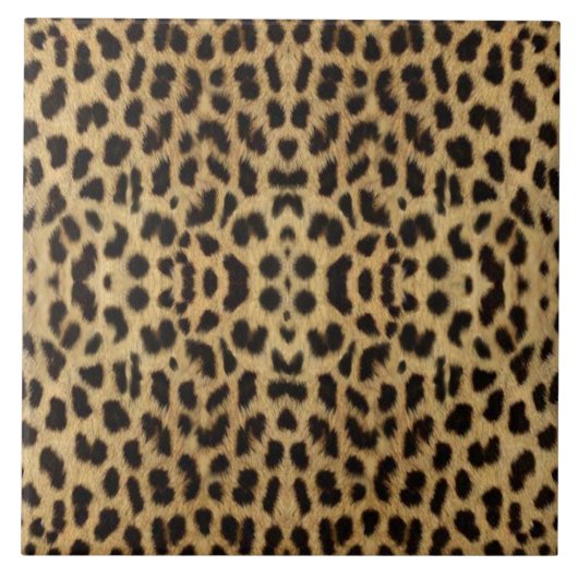 Leopard Print Tile Fliese (Vorderseite)