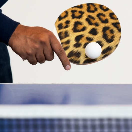 Leopard Print Tischtennis Schläger (InSitu)
