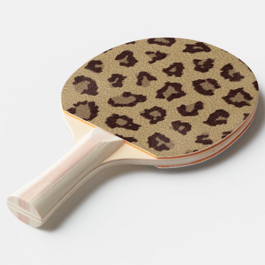 Leopard Print Tischtennis Schläger (Vorderseite)
