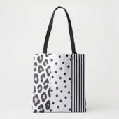 Leopard Print Tote Bag Tasche (Vorderseite)
