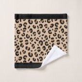 Leopard Print Towel Set (Waschlappen)