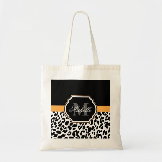 Leopard Print Tragetasche (Vorne)