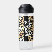 Leopard Print Trinkflasche (Rückseite)