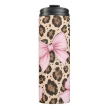 Leopard print tumbler 