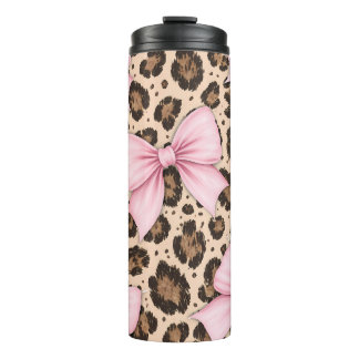Leopard print tumbler  thermosbecher