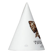 Leopard Print Two Wild Bow 2. Geburtstag Partyhütchen (Links)